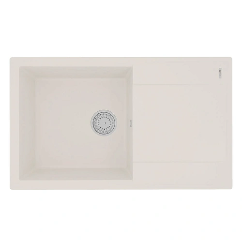 Кухонная мойка Lemark IMANDRA 840 врезная из кварцгранита, с крылом, Жасмин 9910034 Кухонная мойка Lemark IMANDRA 840 врезная из кварцгранита, с крылом, Жасмин 9910034