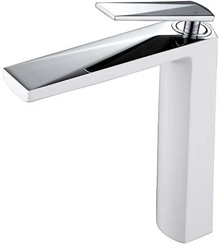 Смеситель для раковины Boheme Venturo белый-хром 372-W Смеситель для раковины Boheme Venturo белый-хром 372-W