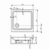 Душевой поддон RGW Acryl STYLE 900x900 мм 16180199-11 квадратный белый Душевой поддон RGW Acryl STYLE 900x900 мм 16180199-11 квадратный белый