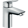 Картинка анонса товара «смеситель для раковины hansgrohe logis со средним изливом, хром 71101000»