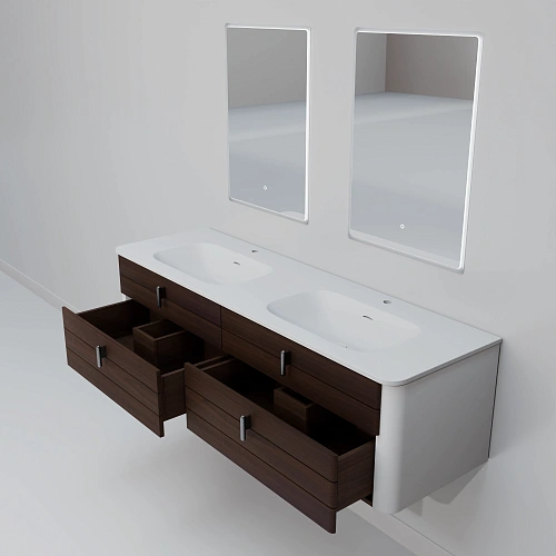 Комплект мебели ArtDecco Gabriella 150 AGB15W24D1M0 черный орех Комплект мебели ArtDecco Gabriella 150 AGB15W24D1M0 черный орех