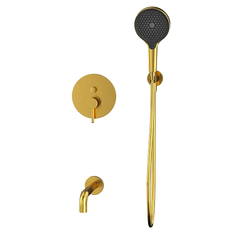 Душевая система WHITECROSS Y YSET06TOPGLB брашированное золото скрытого монтажа Душевая система WHITECROSS Y YSET06TOPGLB брашированное золото скрытого монтажа