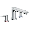 Смеситель на борт ванны Hansgrohe Talis E, на 3 отверстия 71747000, хром Смеситель на борт ванны Hansgrohe Talis E, на 3 отверстия 71747000, хром