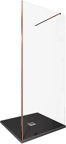 Душевая перегородка Allen Brau Infinity 1 90 3.21011.60 медь брашированная Душевая перегородка Allen Brau Infinity 1 90 3.21011.60 медь брашированная