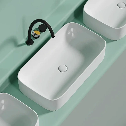 Раковина Ceramica Nova ELEMENT CN6054MW белый матовый накладная Раковина Ceramica Nova ELEMENT CN6054MW белый матовый накладная