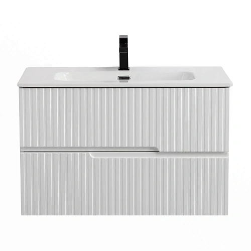 Тумба под раковину CEZARES DUET-N-900-2C-SO-BL Bianco Lucido 1200x480 подвесная Тумба под раковину CEZARES DUET-N-900-2C-SO-BL Bianco Lucido 1200x480 подвесная