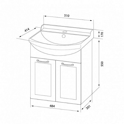 Тумба с раковиной IDDIS Kantri 50 подвесная бежевая (KAN50W2i95K) Тумба с раковиной IDDIS Kantri 50 подвесная бежевая (KAN50W2i95K)