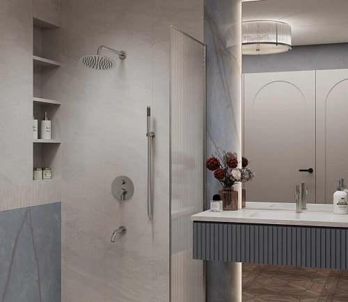 Душевая система Vincea Villa VSFW-1VL3BN встраиваемая, 3 режима, брашированный никель Душевая система Vincea Villa VSFW-1VL3BN встраиваемая, 3 режима, брашированный никель