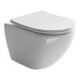 Унитаз подвесной Ceramica Nova METROPOL CN4002 белый с сиденьем Унитаз подвесной Ceramica Nova METROPOL CN4002 белый с сиденьем