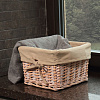 Корзина для белья WasserKRAFT Kammel WB-180-L бежевый Корзина для белья WasserKRAFT Kammel WB-180-L бежевый