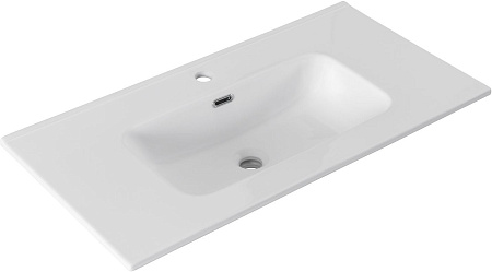 Раковина Aquanet Flat 90 белая матовая 00330432 Раковина Aquanet Flat 90 белая матовая 00330432