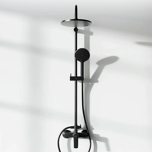 Душевая система Damixa Jupiter 977710300 черный Душевая система Damixa Jupiter 977710300 черный