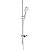 Картинка анонса товара «душевой гарнитур hansgrohe raindance select 120 ecosmart 26633400, белый/хром»