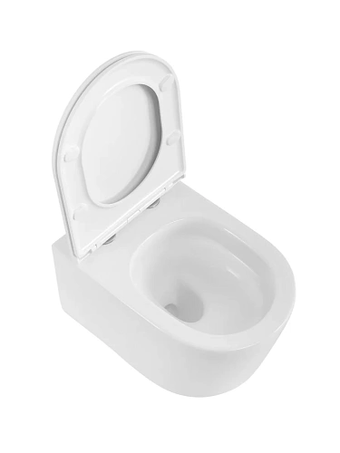 Унитаз подвесной BelBagno UNIQUE BB007CH-TOR/SC безободковый с сиденьем и смывом TORNADO Унитаз подвесной BelBagno UNIQUE BB007CH-TOR/SC безободковый с сиденьем и смывом TORNADO