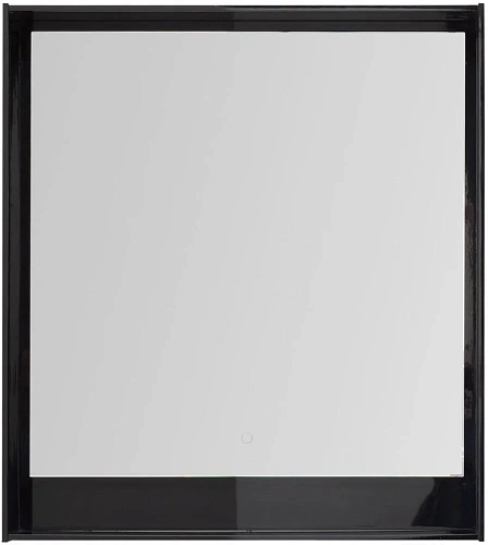 Зеркало Aquanet Милан 80 LED черный глянец 00306387 Зеркало Aquanet Милан 80 LED черный глянец 00306387