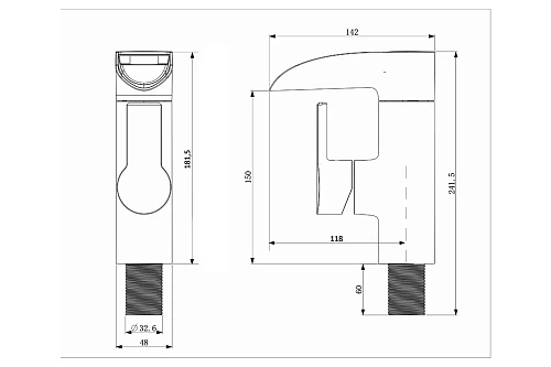 Смеситель для раковины OneLife P08-921w Смеситель для раковины OneLife P08-921w