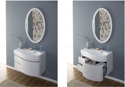 Зеркало Aquanet Сопрано 70 белый 00169607 Зеркало Aquanet Сопрано 70 белый 00169607