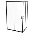 Душевой уголок Taliente 120x90x195см, прямоугольный, раздвижной, прозр.стекло 6мм, черный профиль TA-09120-1CB Душевой уголок Taliente 120x90x195см, прямоугольный, раздвижной, прозр.стекло 6мм, черный профиль TA-09120-1CB