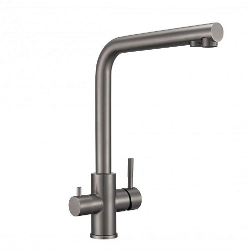 Смеситель для кухни Milacio Ultra ( MCU.553.GM ) вороненая сталь Смеситель для кухни Milacio Ultra ( MCU.553.GM ) вороненая сталь
