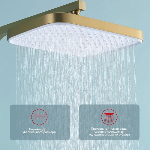 Душевая система Raglo R02.24.03, золотой сатин Душевая система Raglo R02.24.03, золотой сатин