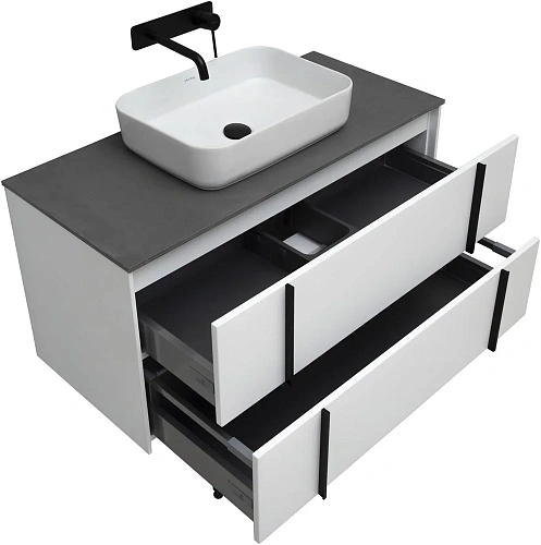 Тумба под раковину Allen Brau Reality 100 1.32007.WM белый матовый Тумба под раковину Allen Brau Reality 100 1.32007.WM белый матовый