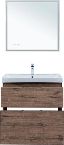 Тумба под раковину Aquanet Алвита New 80 00344129 напольная, дуб веллингтон табак Тумба под раковину Aquanet Алвита New 80 00344129 напольная, дуб веллингтон табак