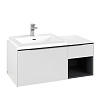 Картинка анонса товара «тумба под раковину villeroy &amp; boch subway 3.0 с подсветкой pure white / pure white c572l1vf»