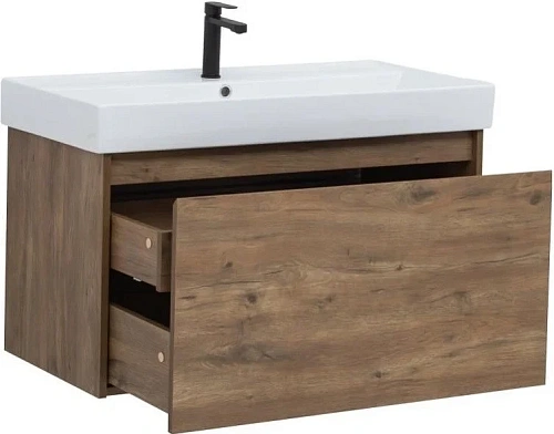 Комплект мебели Aquanet Nova Lite 90 дуб рустикальный (1 ящик) 00254219 Комплект мебели Aquanet Nova Lite 90 дуб рустикальный (1 ящик) 00254219