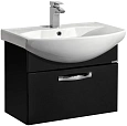 Тумба под раковину Aquaton Ария 65 черный глянец 1A134001AA950 Тумба под раковину Aquaton Ария 65 черный глянец 1A134001AA950