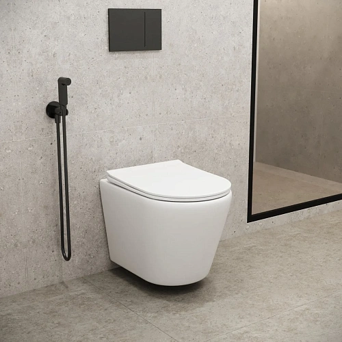 Унитаз подвесной GROSSMAN GR-4478MS Fly 520x360x350 белый матовый безободковый с тонкой крышкой Унитаз подвесной GROSSMAN GR-4478MS Fly 520x360x350 белый матовый безободковый с тонкой крышкой