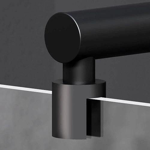 Душевая перегородка AM.PM X-Joy W94WI-90-F1-BTE 90x195, стекло прозрачное 6 мм с покрытием, профиль черный Душевая перегородка AM.PM X-Joy W94WI-90-F1-BTE 90x195, стекло прозрачное 6 мм с покрытием, профиль черный