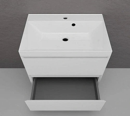 Тумба под раковину Style Line Манхэттен 70 см ЛС-00002362 подвесная, белый матовый Тумба под раковину Style Line Манхэттен 70 см ЛС-00002362 подвесная, белый матовый