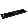 Раковина Ceramica Nova Grace CN7023MBwx мебельная 1610x457x137 с двумя чашами без отверстий под смеситель черный матовый Раковина Ceramica Nova Grace CN7023MBwx мебельная 1610x457x137 с двумя чашами без отверстий под смеситель черный матовый