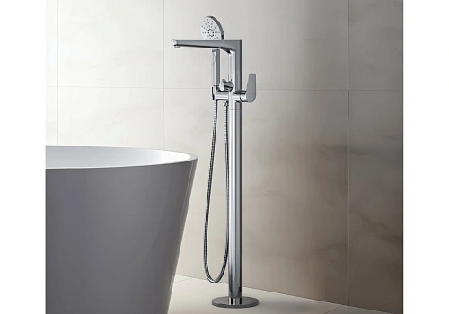 Смеситель для ванны Aquatek БЕТТА AQ1145CR Хром, напольный Смеситель для ванны Aquatek БЕТТА AQ1145CR Хром, напольный