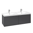Тумба под раковину Villeroy & Boch Subway 3.0 Graphite / Graphite C56700VR C56702VQ Тумба под раковину Villeroy & Boch Subway 3.0 Graphite / Graphite C56700VR C56702VQ