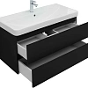 Тумба с раковиной Aquanet Вега 2.0 100 00344745 черный Тумба с раковиной Aquanet Вега 2.0 100 00344745 черный