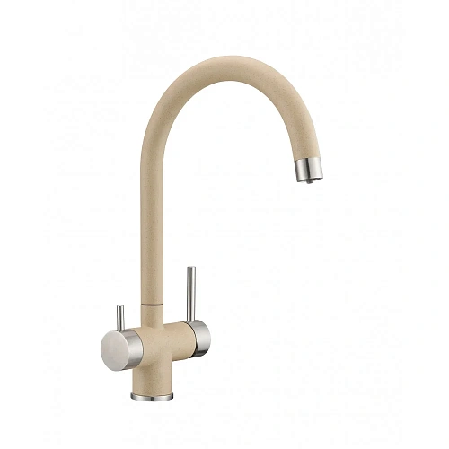Смеситель для кухни Milacio Ultra ( MCU.554.BG ) бежевый Смеситель для кухни Milacio Ultra ( MCU.554.BG ) бежевый