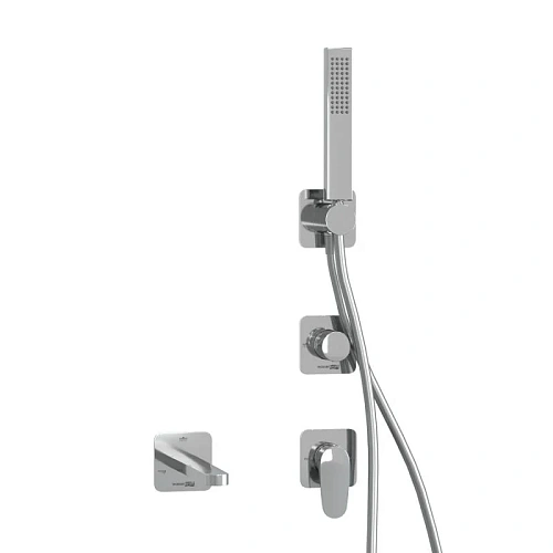 Смеситель для ванны WasserKRAFT A3151.268.270.271.087.103 встраиваемый хром Смеситель для ванны WasserKRAFT A3151.268.270.271.087.103 встраиваемый хром