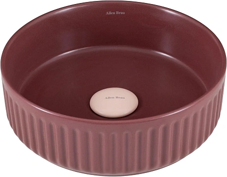 Раковина Allen Brau Fantasy Line 36 4.11032.BD накладная, бордо Раковина Allen Brau Fantasy Line 36 4.11032.BD накладная, бордо