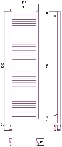 Полотенцесушитель электрический Сунержа Богема 3.0 прямая 1200х300 МЭМ левый 05-5804-1230 Состаренна Полотенцесушитель электрический Сунержа Богема 3.0 прямая 1200х300 МЭМ левый 05-5804-1230 Состаренна