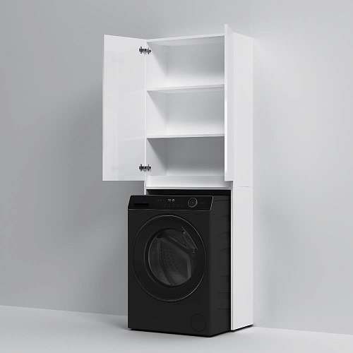 Шкаф AM.PM X-Joy M85CSX0652WG1 над стир.машиной с дверями, узкий, 65 см, белый Шкаф AM.PM X-Joy M85CSX0652WG1 над стир.машиной с дверями, узкий, 65 см, белый