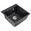 Кухонная мойка Milacio Murcia 51 Cuarzo (MC.77021), черный матовый