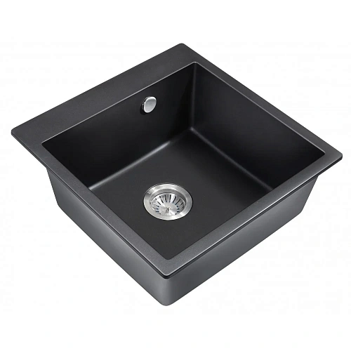 Кухонная мойка Milacio Murcia 51 Cuarzo (MC.77021), черный матовый Кухонная мойка Milacio Murcia 51 Cuarzo (MC.77021), черный матовый