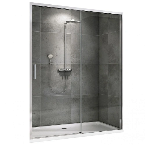 Душевая дверь ABBER Komfort AG93170 170 см универсальная, профиль хром, стекло прозрачное Душевая дверь ABBER Komfort AG93170 170 см универсальная, профиль хром, стекло прозрачное