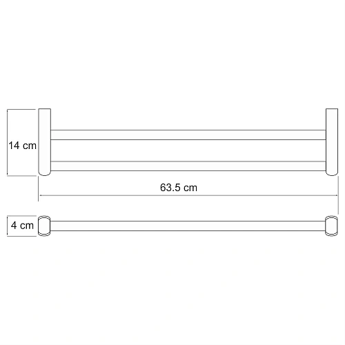 Полотенцедержатель WasserKRAFT Berkel K-6840 хром Полотенцедержатель WasserKRAFT Berkel K-6840 хром