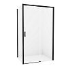 Картинка анонса товара «душевой уголок new trendy prime black r 130x100x200 d-0323a/d-0130b (черный)»