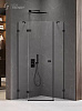 Картинка анонса товара «душевой уголок new trendy avexa black l 90x90x200 exk-3875 черный»