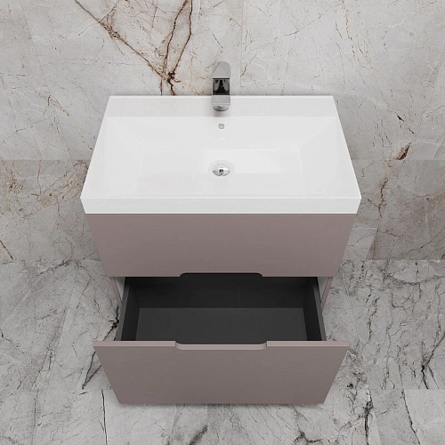 Тумба под раковину Style Line Матис 70 см ЛС-00002436 напольная, тауп темный Тумба под раковину Style Line Матис 70 см ЛС-00002436 напольная, тауп темный