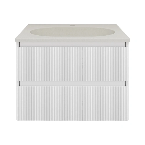 Тумба под раковину Vincea Welle 600 подвесная, белый матовый софт-тач Тумба под раковину Vincea Welle 600 подвесная, белый матовый софт-тач