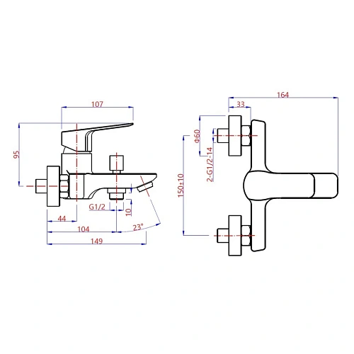 Смеситель для ванны Paini Viva Style P4CR111 без аксессуара Смеситель для ванны Paini Viva Style P4CR111 без аксессуара